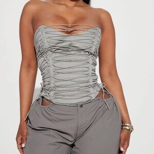 Grey Corset
